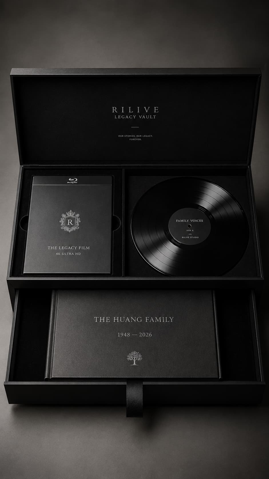 RILIVE heirloom presentation vault